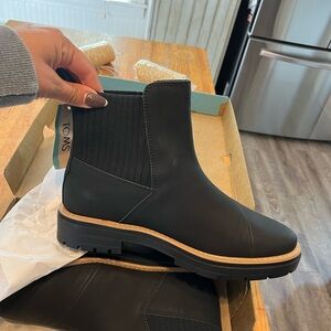 Vegan leather bootie